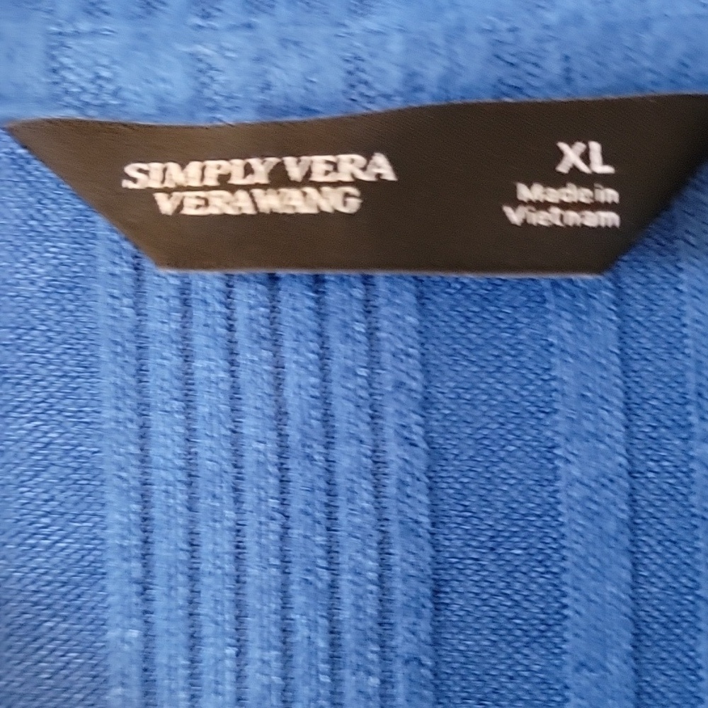 Vibrant Blue Ribbed Sweater - Picture 2 of 4